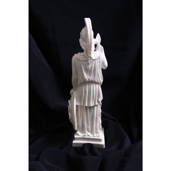 Goddess Athena, Warrior Statue, Greek Goddess, Snake Shield - Picture 3 of 4